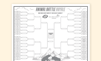 Animal Battles Bracket